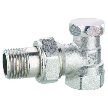 09343 vernickeltes Rückschlagventil, Absperrventile, Rückstau, Messingventile, Messingventil PN16 PN25 1/2 &quot;3/4&quot; 1 &quot;NPT BSP